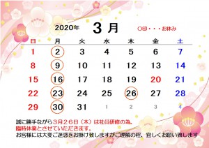 2020年3月